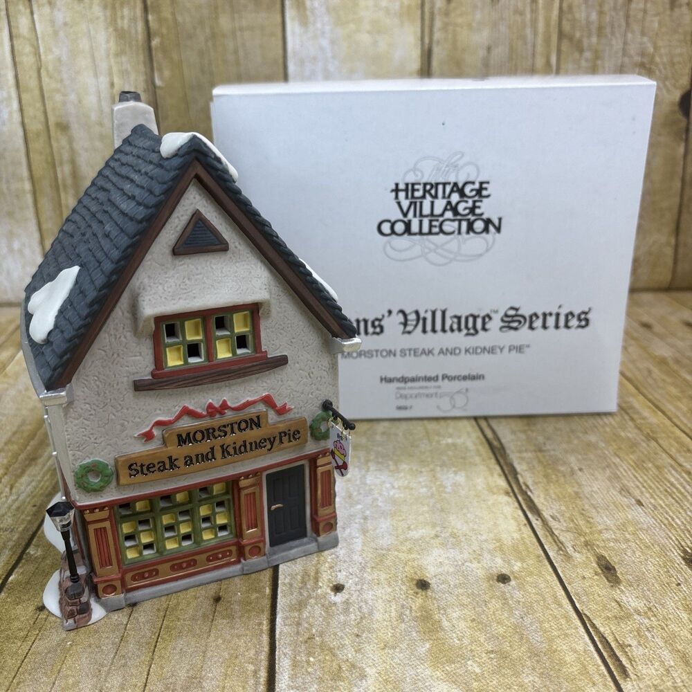 Dept 56 Morston Steak And Kidney Pie Dickens Heritage Village 5832-7 In Box